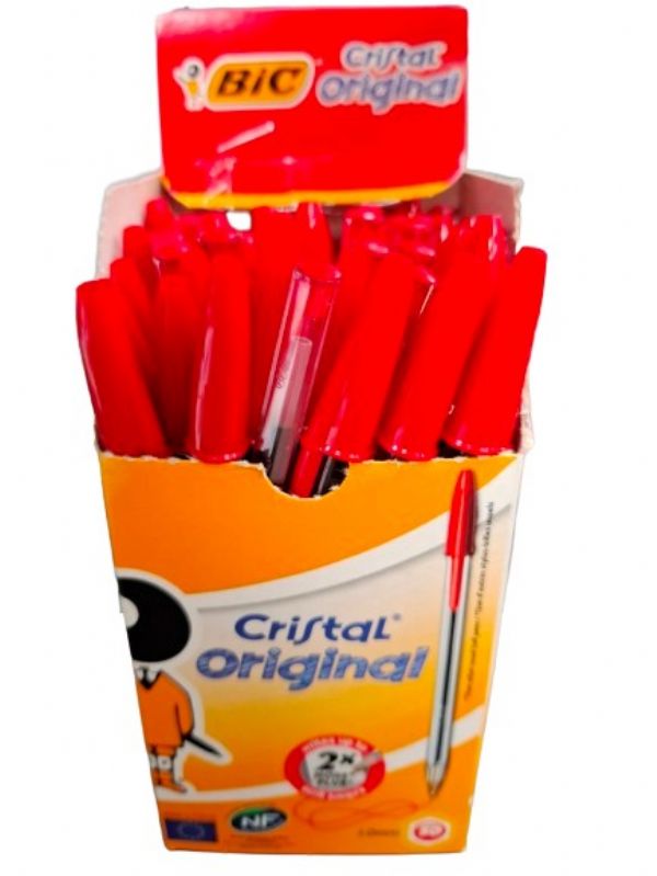 Photo of Ws Only Bic Cristal Original Red Pen Pk50's