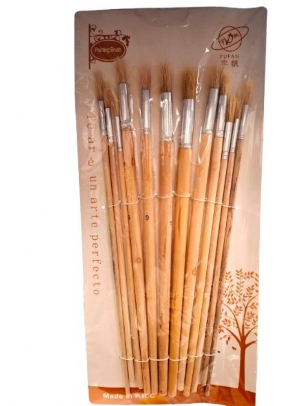 Photo of Wooden Artist Brushes  Pk12x12's