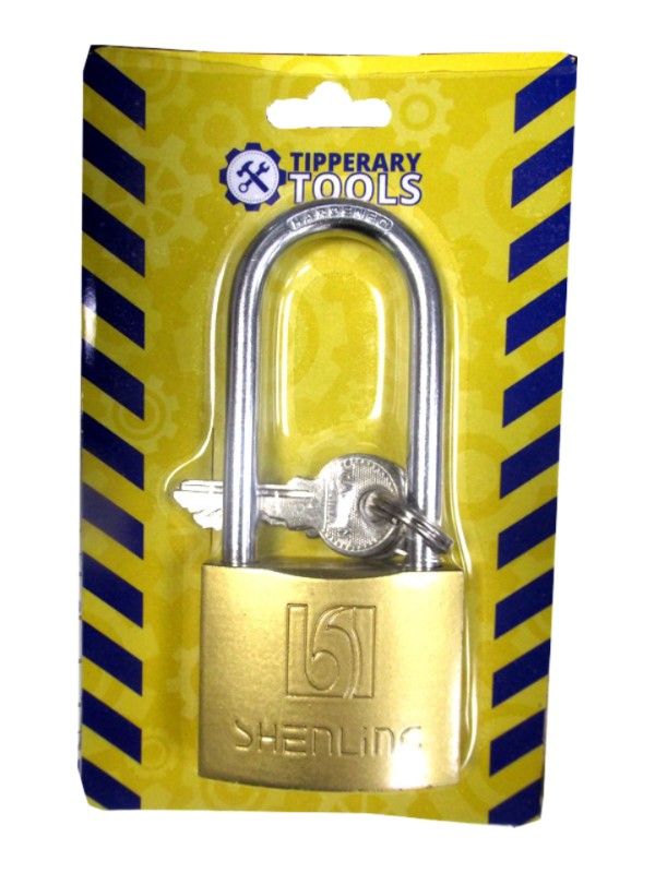 Photo of Tipperary Tools Long Brass Padlock 50mm Pk12