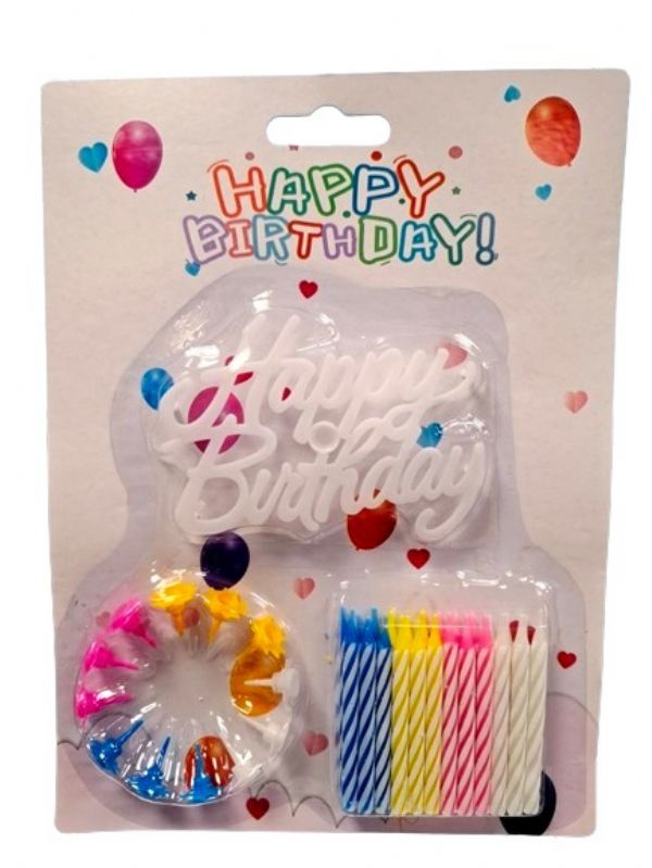 Photo of Happy Birthday Candles Set Pk24