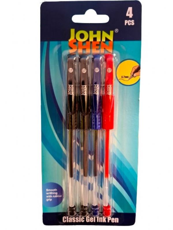 Photo of Johnshen 4pk Classic Gel Pens Pk12