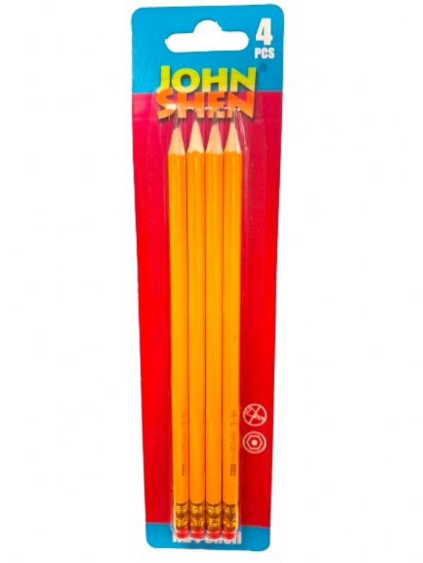 Photo of Johnshen Rubber Tipped Hb Pencils 4pk  Pk24