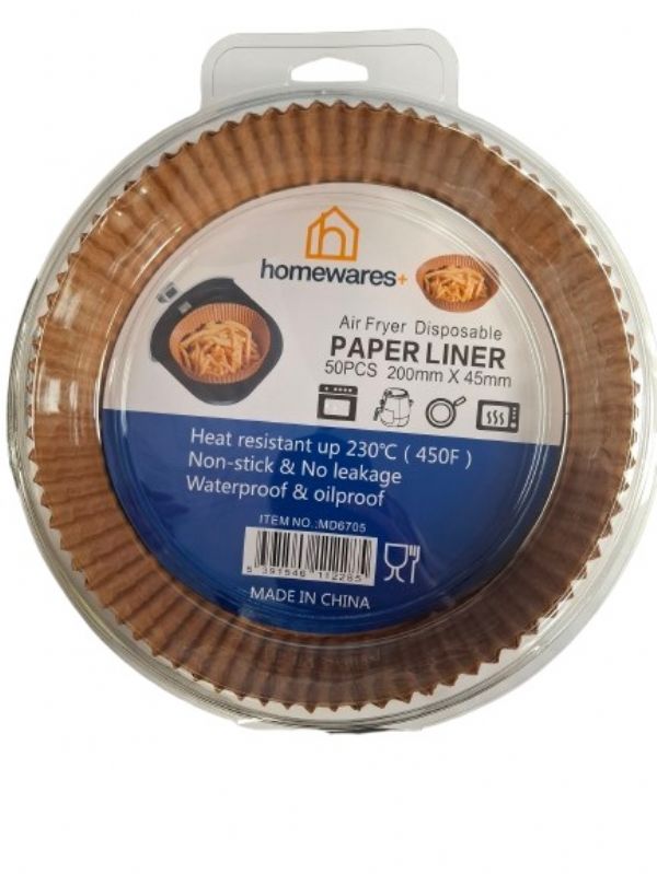 Photo of Homewares+20cm Round Air Fryer Paper Pk24x50