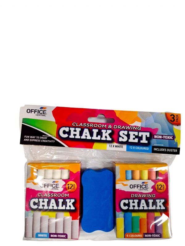 Photo of Mini Chalk & Duster Set Pk24