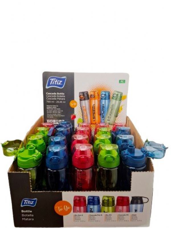 Photo of Titiz Sports Cap Flat Drink Bottle 750ml Pk20