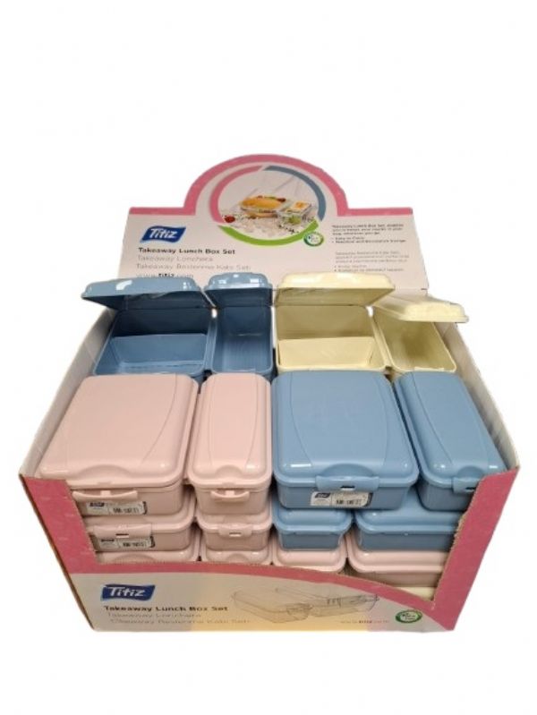 Photo of Takeaway Lunch Box Set 3 Asst Pk16