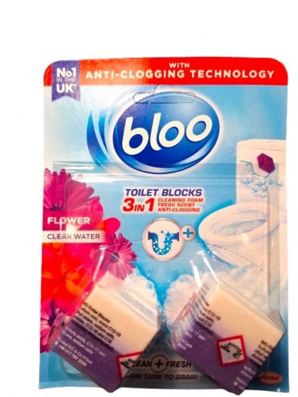 Photo of Bloo Flower Duo Toilet Block Ac Pk7x2's