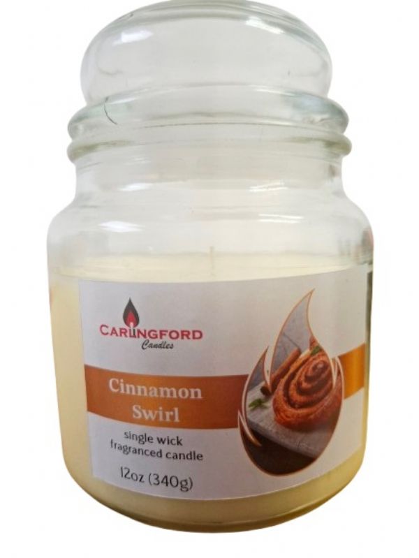 Photo of Carlingford Jar Candle Cinnamon Swirl 12ozpk6