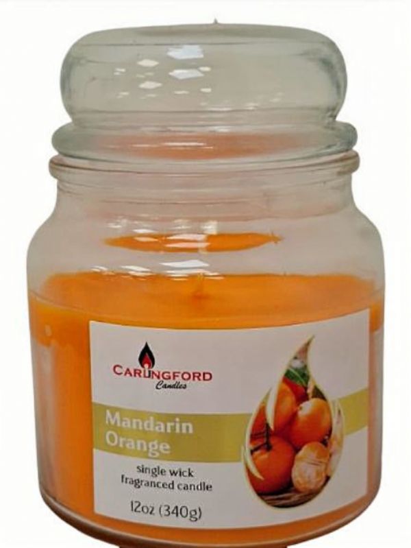 Photo of Carlingford Jar Candle Mandarin Orange Pk6
