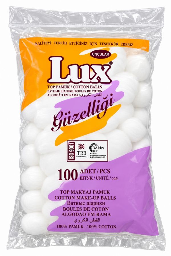 Photo of Lux Lge Cotton Make-Up Balls  Pk25x100's