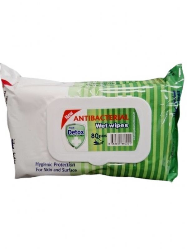 Photo of Detox Antibacterial Wipes 80pcs Pk30