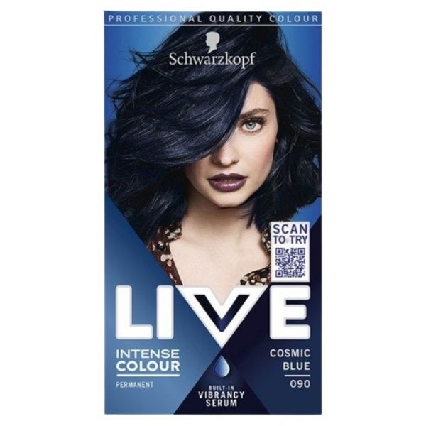 Photo of 090 Cosmic Blue  Permanent Schwarzkopf Pk3