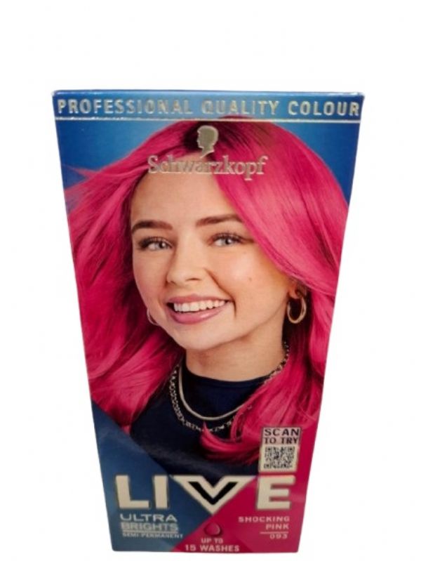 Photo of Schwarzkopf Shocking Pink Live Colour Pk3