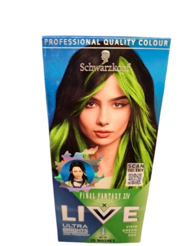Photo of Schwarzkopf  Vivid Green Live Colour Pk3