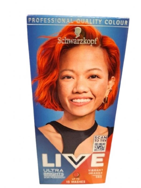 Photo of Schwarzkopf Vibrant Orange  Live Colour Pk3