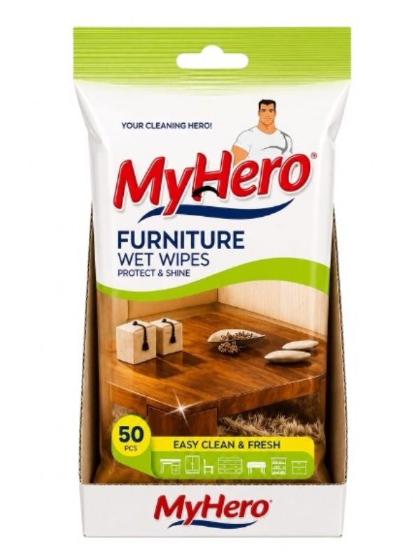Photo of My Hero Furniture Wipes 50's  Pk8
