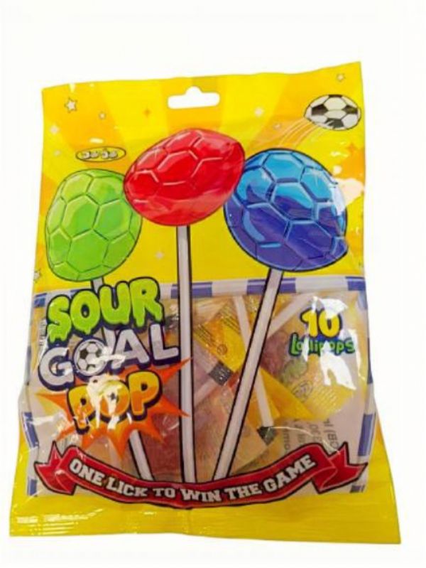 Photo of Sour Goal Pop 10 Lollipops 120g