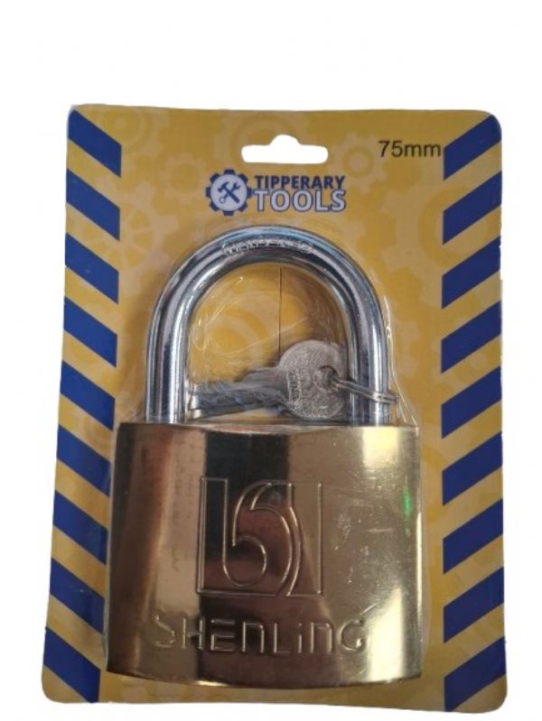 Photo of Md4834b Tipperary Tools Jumbo Padloc 75mm Pk6