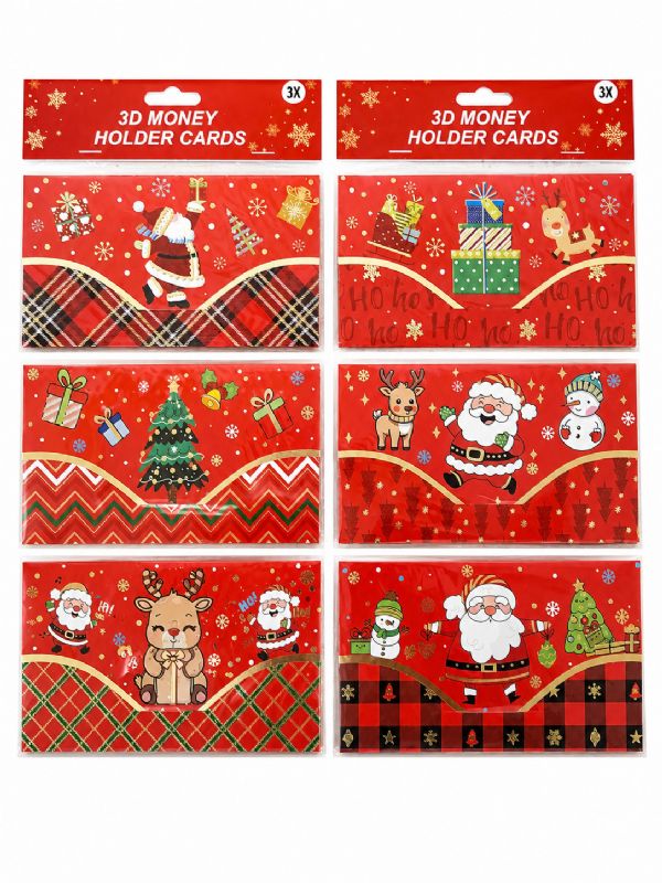 Photo of 3d Santa & Friends Money Wallet Pk12x3's