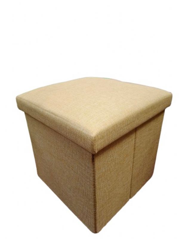 Photo of Beige Storage Box/stool Padded Pk20