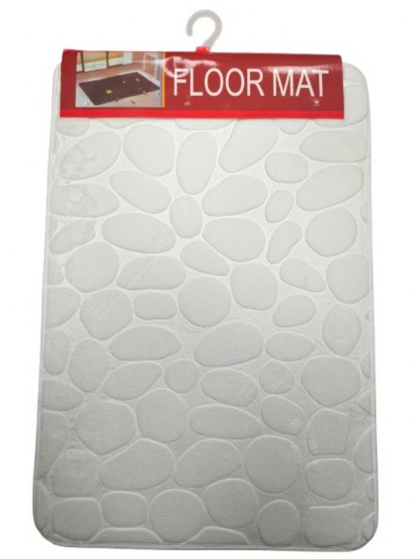 Photo of White Cushioned Bath Mat 40x60cm  Pk50