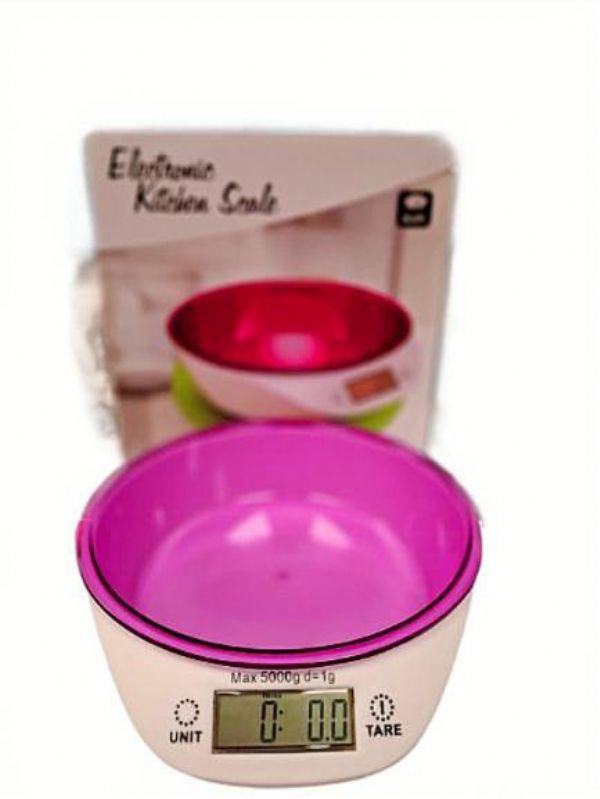 Photo of Electronic Kitchen Scales Asst Colours Pk24