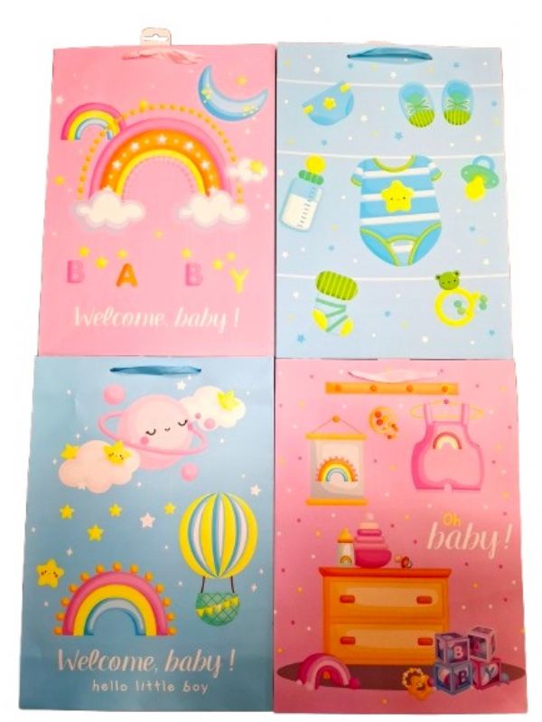 Photo of Ex Lge Asst Boy/girl Gift Bag Pk12