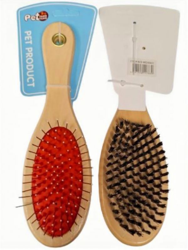Photo of Dog Brush Double Sided Hard/soft Pk12