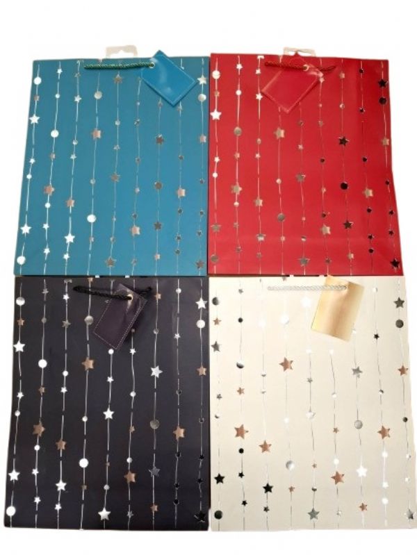 Photo of Large Lametta Gift Bag Pk12