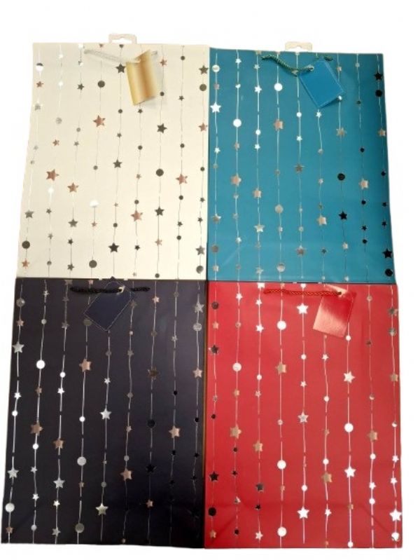 Photo of Ex Large Lametta Gift Bag Pk12