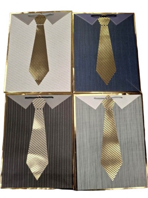 Photo of Ex Large Shirt Tie Gift Bag Pk12
