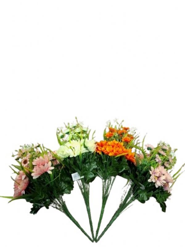 Photo of Large Spring Gerbera  Bunch 4 Asst Pk12