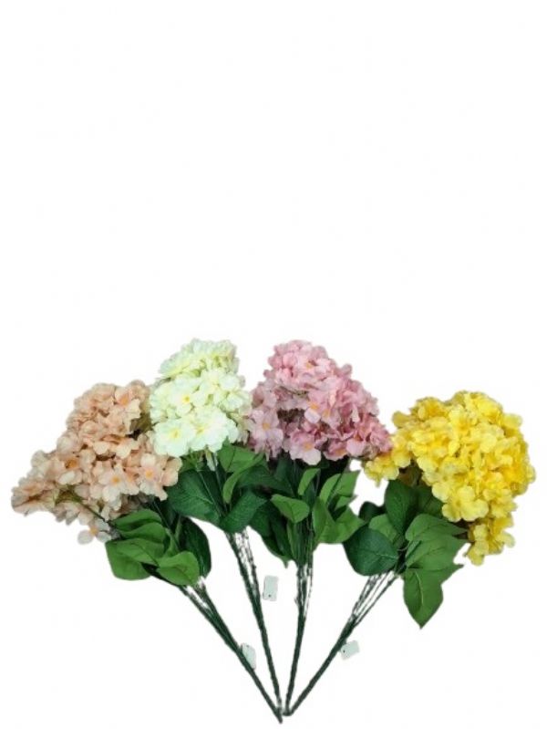 Photo of Tall Leafed Hydrangea Bunch 4 Asst Pk12