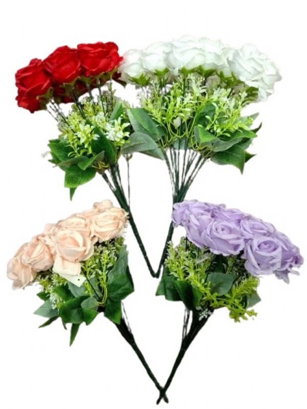 Photo of Large 20 Head Tall Rose Bunch 4 Asst Pk12