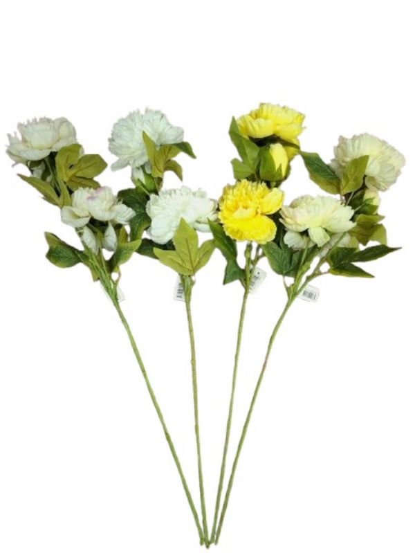 Photo of Tall 3 Head Peony Bloom  4 Asst Pk24