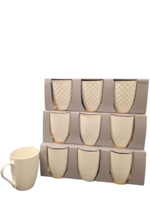Photo of Ceramic Mugs White 3 Asst 360ml Pk24x3's