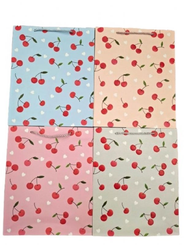 Photo of Large Cherry Gift Bag Pk12
