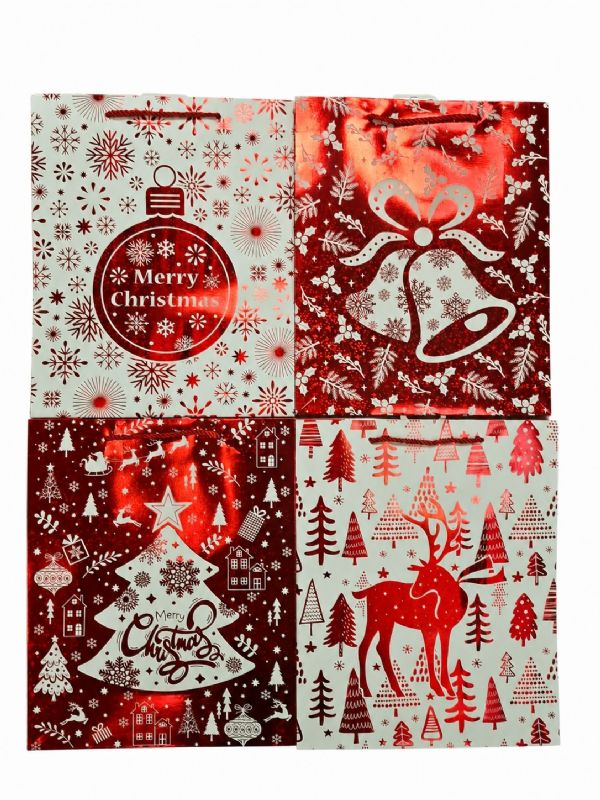 Photo of Large Festive Spirit Gift Bag Pk12
