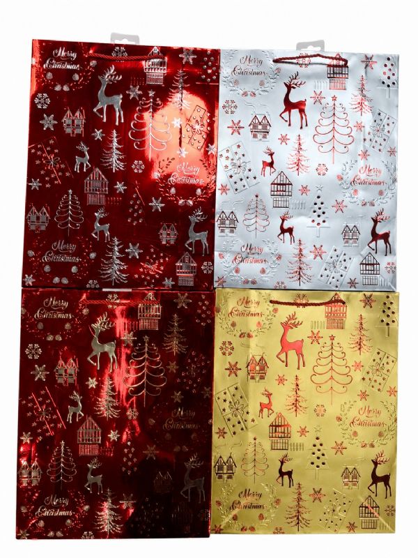 Photo of Large Christmas Forest Gift Bag Pk12