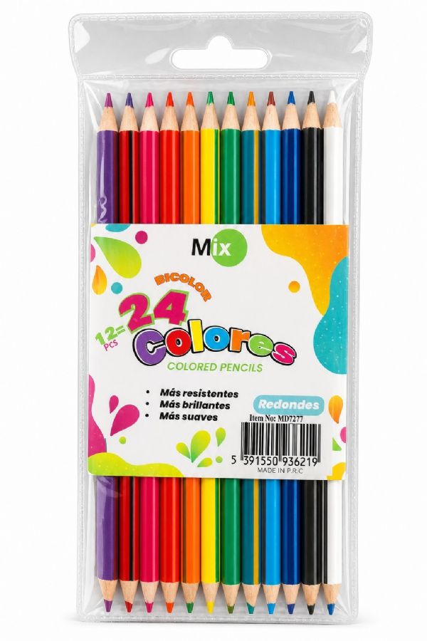 Photo of Double Sided Colouring Pencils Pk12x24's