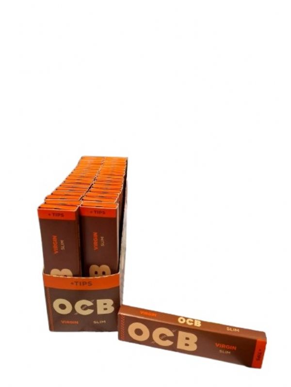 Photo of Ocb Connoisseur Paper Tips Virgin Slim Pk30