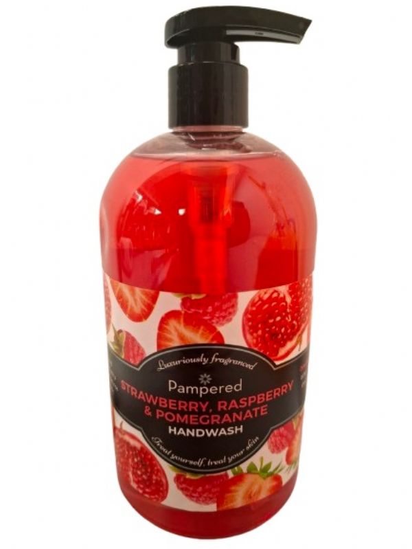 Photo of Hnd Soap Straw Rasp & Pomegranate Pk12x500ml