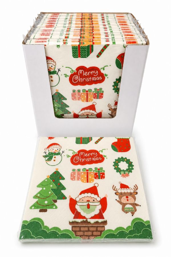 Photo of Super Santa Christmas 3ply Xmas  Napkin Pk10