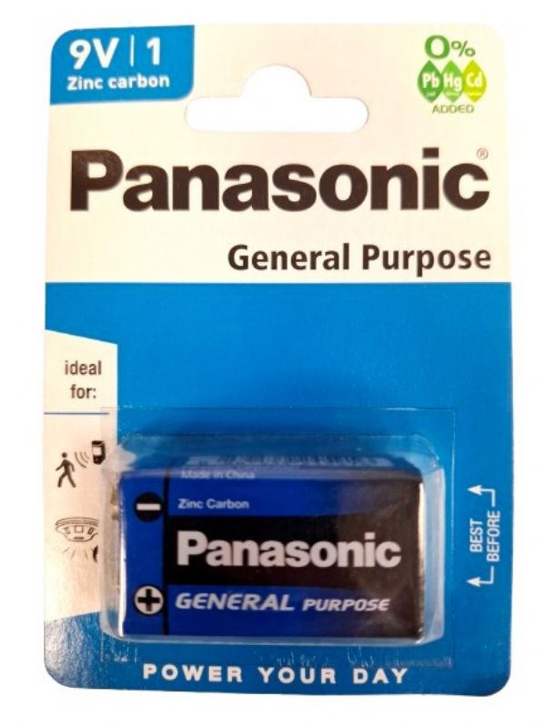Photo of Panasonic 9v Square Battery Pk12