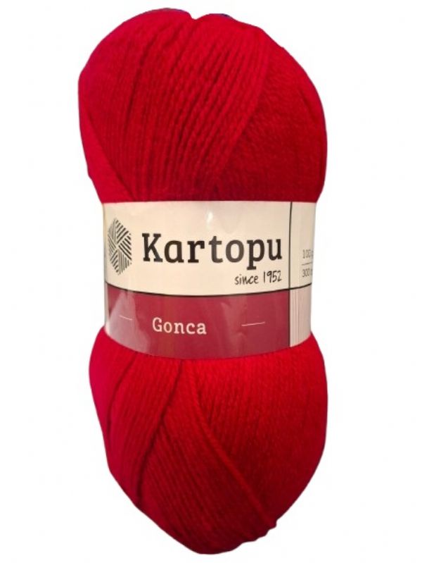 Photo of K132 Kartopu Ruby Red Double Knit Wool  Pk10
