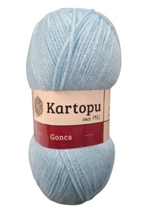 Photo of K540 Kartopu Baby Blue Double Knit Wool  Pk10