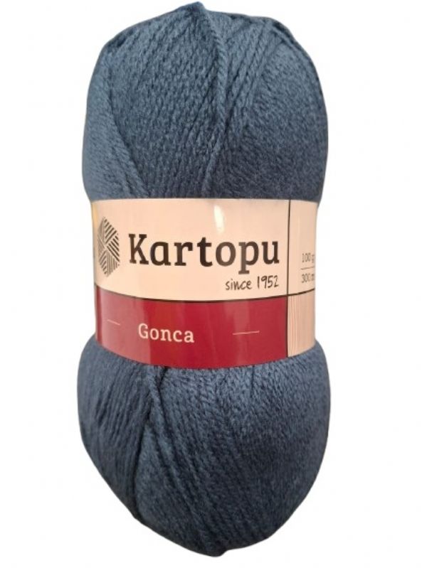 Photo of K650 Kartopu Steel Blue  Double Kn Wool  Pk10