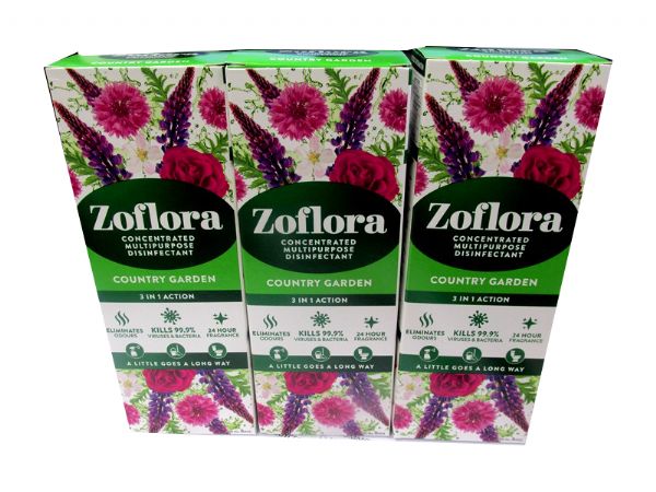 Photo of Zoflora Country Garden 3in1 Action Pk12x120ml
