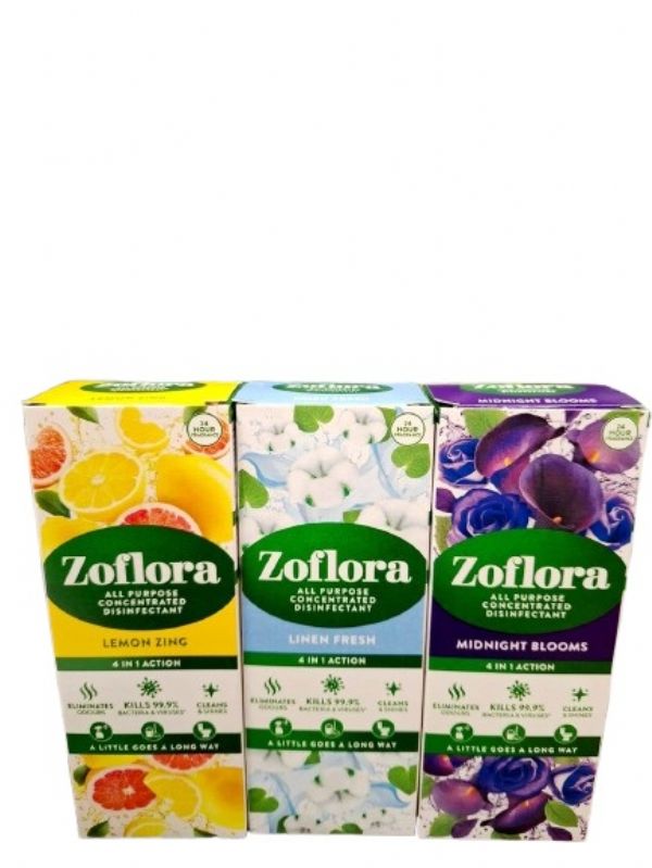Photo of Zoflora 3 Asst 4 In 1 Action Pk12x120ml
